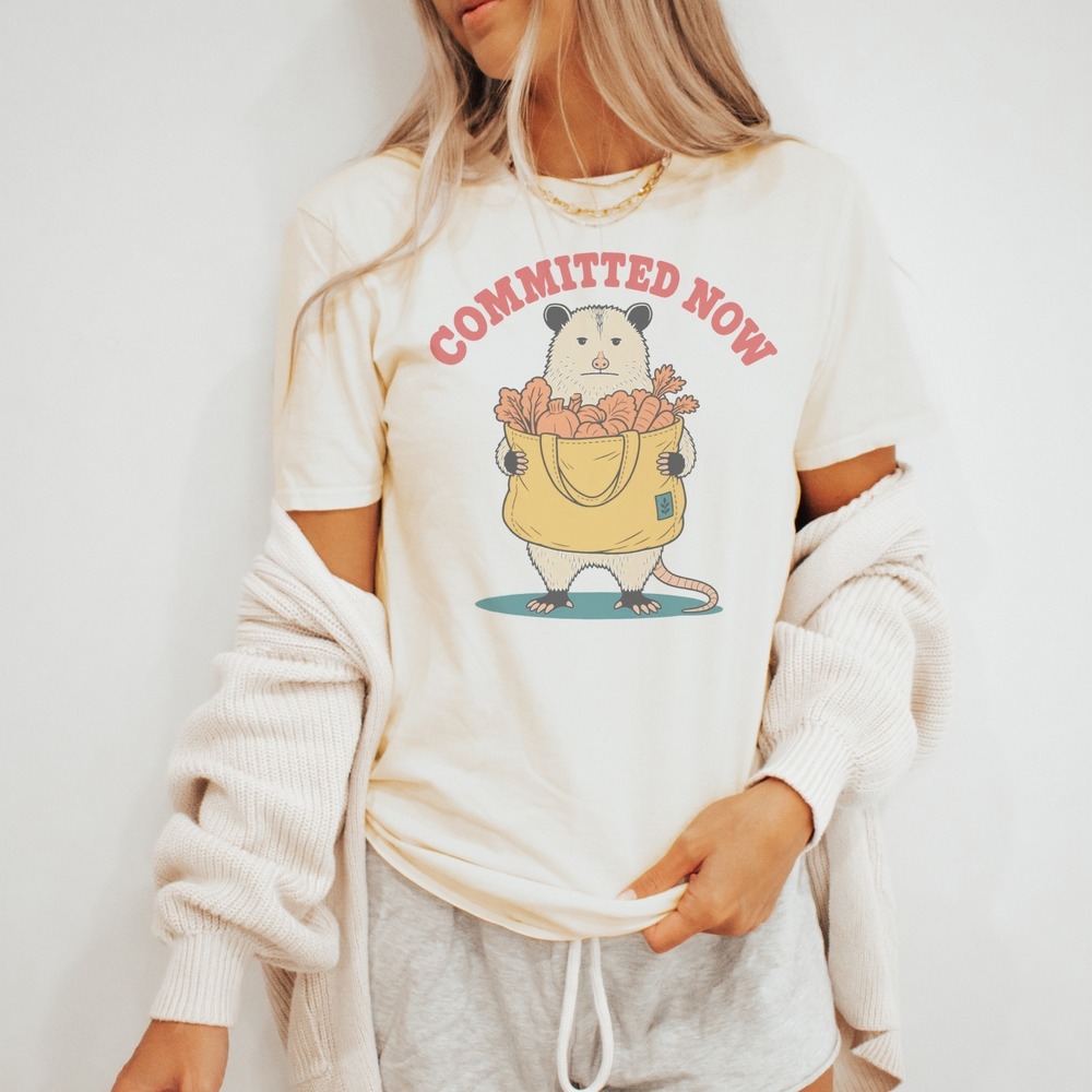 Funny Opossum Vegetable Garden Tee